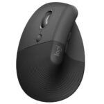 Logitech Lift Vertical Ergonomic Wireless Mouse - Graphite