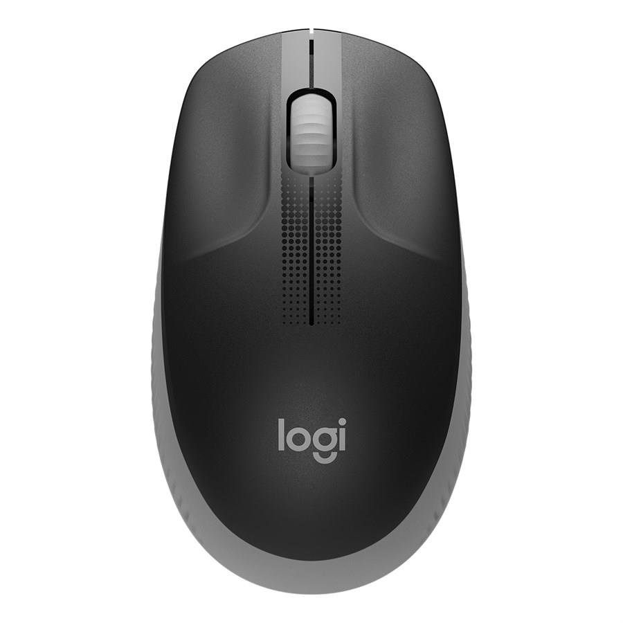 Logitech M190 Full-Size Wireless Mouse – Grey - PC Lab