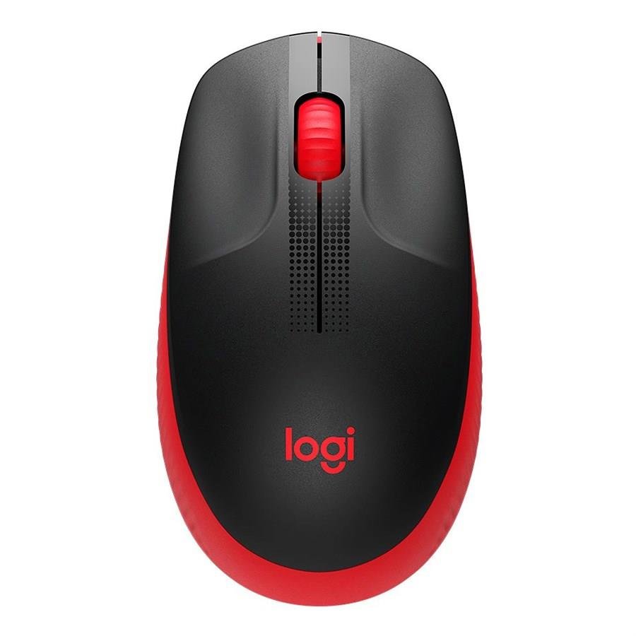 Logitech M190 Full-Size Wireless Mouse – Red - PC Lab