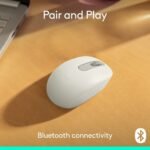Logitech M196 Bluetooth Wireless Mouse - Off-White - Image 2