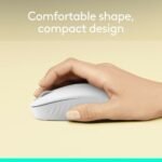 Logitech M196 Bluetooth Wireless Mouse - Off-White - Image 3