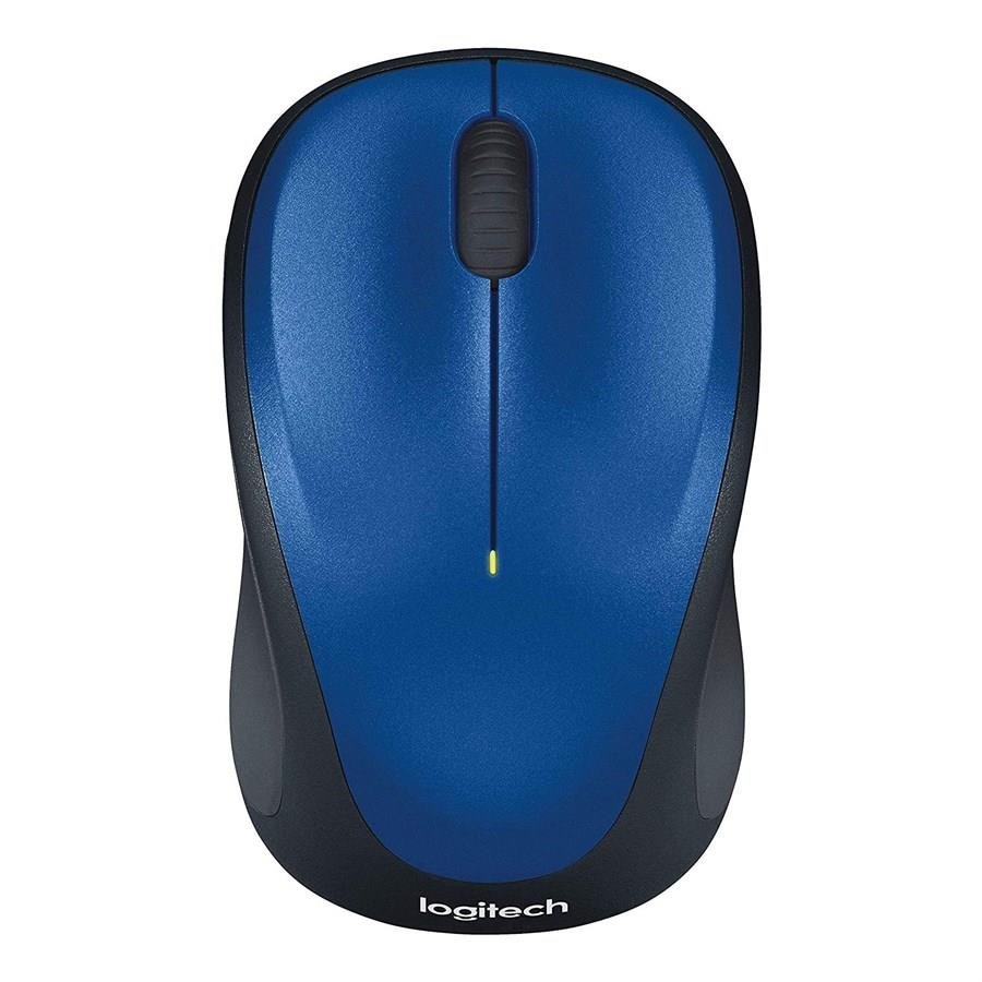 Logitech M235 Wireless Mouse - Blue - PC Lab