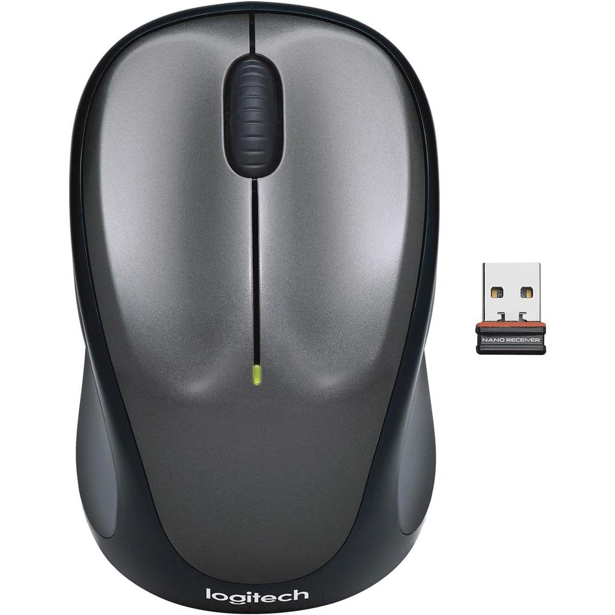 Logitech M235 Wireless Mouse - Grey - PC Lab