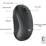 Logitech M240 Silent Bluetooth Mouse - Graphite - Image 2