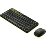 Logitech MK240 Nano Wireless Keyboard Mouse Combo - Black Chartreuse Yellow - Image 3