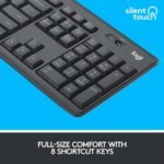Logitech MK295 Silent Wireless Keyboard Mouse Combo - Graphite - Image 3
