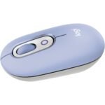 Logitech POP Bluetooth Wireless Mouse with Customizable Emoji - Lilac