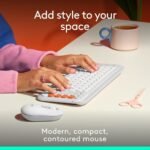 Logitech POP Bluetooth Wireless Mouse with Customizable Emoji - Off-White - Image 3