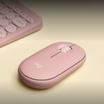 Logitech Pebble Mouse 2 M350s Slim Bluetooth Wireless Mouse - Tonal Rose - Image 3