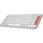 Logitech Pop Icon Keys Wireless Bluetooth Keyboard - Off-White