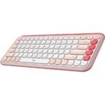 Logitech Pop Icon Keys Wireless Bluetooth Keyboard - Rose