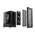 XPG Valor Air Mid-Tower ATX Case - Black - Image 2