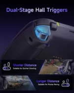 EasySMX X05Pro Multiplatform Wireless Gaming Controller with Quiet Button - Aurora Purple (Limited Edition) - Image 5