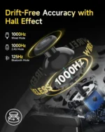 EasySMX X05Pro Multiplatform Wireless Gaming Controller with Quiet Button - Black - Image 2