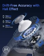 EasySMX X05Pro Multiplatform Wireless Gaming Controller with Quiet Button - White - Image 5