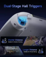 EasySMX X05Pro Multiplatform Wireless Gaming Controller with Quiet Button - White - Image 6