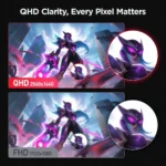 KOORUI G2721E - 27" 2K QHD 320Hz HDR400 IPS Gaming Monitor - Image 4