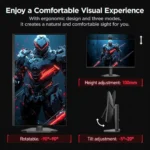 KOORUI G2721E - 27" 2K QHD 320Hz HDR400 IPS Gaming Monitor - Image 6