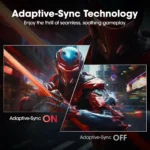 Koorui 27E6QCA - 27" 2K QHD 180Hz 1ms Adaptive Sync Curved Gaming Monitor - Image 5