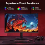 Koorui 27E6QCA - 27" 2K QHD 180Hz 1ms Adaptive Sync Curved Gaming Monitor - Image 7