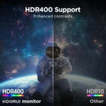 Koorui 34E6UC - 34" 180Hz UWQHD Ultrawide FreeSync Premium 1000R Curved Gaming Monitor - Image 8