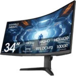 Koorui 34E6UC - 34 180Hz UWQHD Ultrawide FreeSync Premium 1000R Curved Gaming Monitor