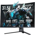 Koorui G3221SC - 32 2K QHD 170Hz Adaptive Sync 1500R Curved Gaming Monitor