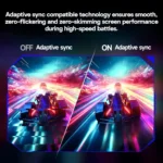 Koorui G3441XC - 34" 240Hz 1ms UWQHD Adaptive Sync 1500R Curved Gaming Monitor - Image 7