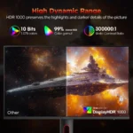 Koorui S2721PM - 27" 2K QHD 200Hz 1ms Mini-LED IPS HDR1000 Gaming Monitor - Image 6