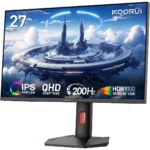 Koorui S2721PM - 27 2K QHD 200Hz 1ms Mini-LED IPS HDR1000 Gaming Monitor