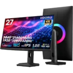 Koorui S2741LM - 27 Dual-Mode (4K UHD 160Hz & 1080P FHD 320Hz) 1ms QD-Mini-LED IPS HDR1400 Gaming Monitor with 90W USB-C