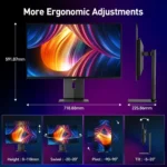 Koorui S3241XO - 32" 4K UHD 240Hz 0.03ms QD-OLED HDR True Black 400 Adaptive Sync Gaming Monitor - Image 8