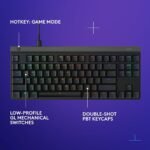 Logitech G515 TKL Wired Low Profile Gaming Keyboard - Tactile/Brown Switches - Black - Image 7