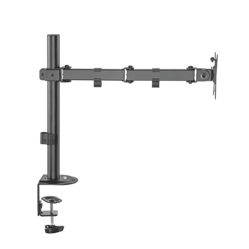 MXG BMA-12P Single Monitor Steel Articulating Monitor Arm – Matte Black