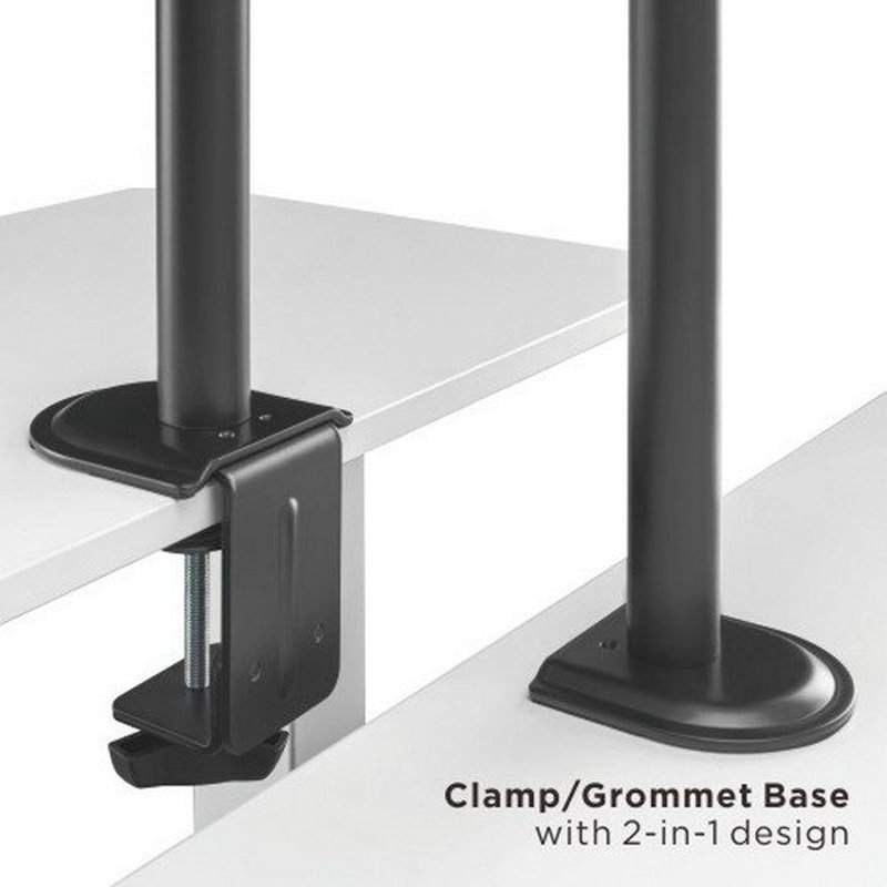 MXG BMA-12P Single Monitor Steel Articulating Monitor Arm – Matte Black