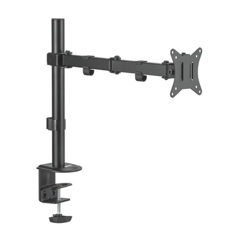 MXG BMA-12P Single Monitor Steel Articulating Monitor Arm – Matte Black