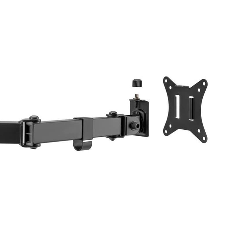 MXG BMA-24P Dual Monitor Steel Articulating Monitor Arm – Matte Black