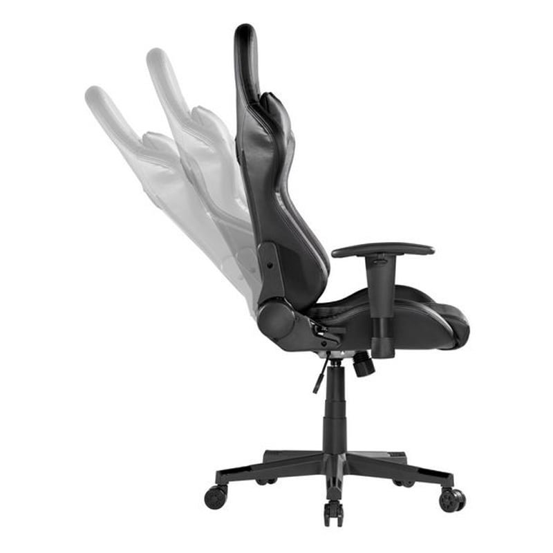 MXG GCH-01 Large Diamond Quilted PU Gaming Chair – Black