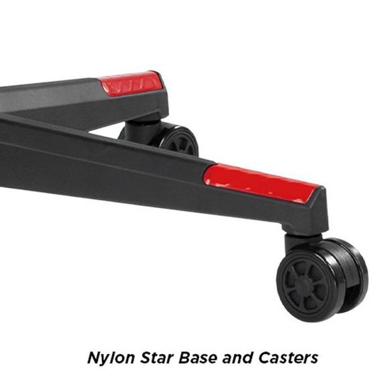 MXG GCH-01 Large Diamond Quilted PU Gaming Chair – Red