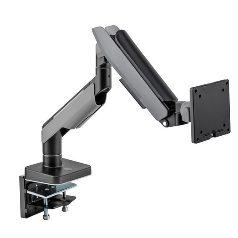 MXG HMA-12R-B Heavy Duty RGB Gaming Monitor Arm – Matte Gray