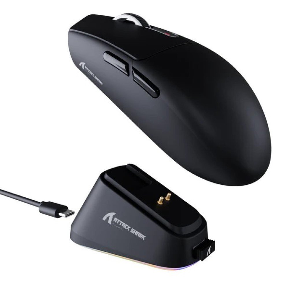 Attack Shark G3 PRO TRI Mode Wireless Gaming Mouse - Black