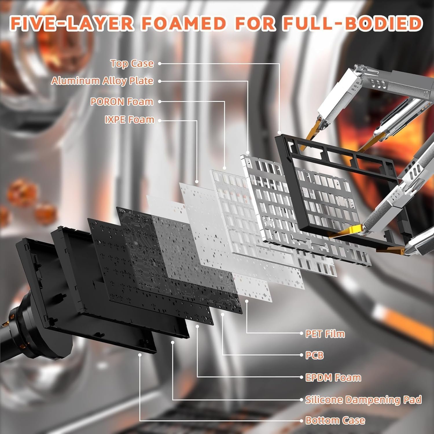 Attack Shark R82 HE Rapid Trigger Magnetic Gaming Keyboard - Black Simple - Image 8