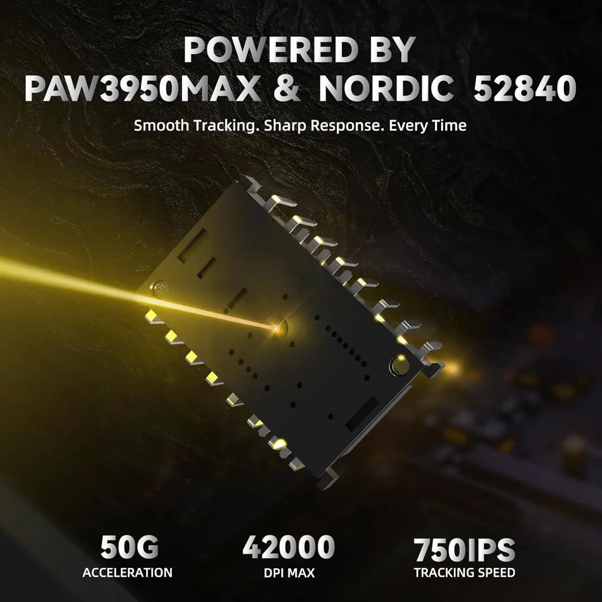 Attack Shark R11 Ultra 8K Carbon Fiber Wireless Gaming Mouse - Weave Black - Image 5