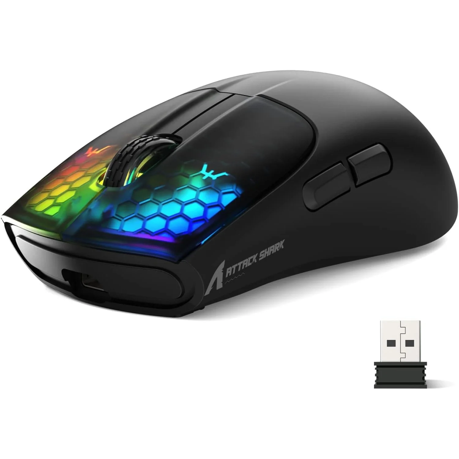 ATTACK SHARK X5 Aerox Ultralight Wireless Gaming Mouse – Black