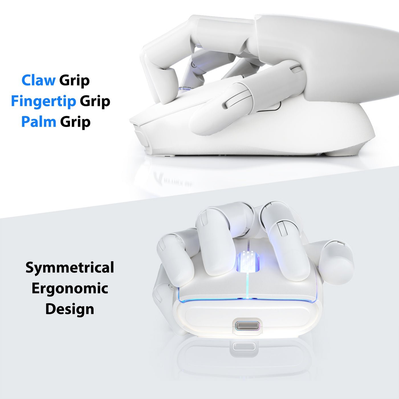 ATTACK SHARK X5 Aerox Ultralight Wireless Gaming Mouse – White - Image 6