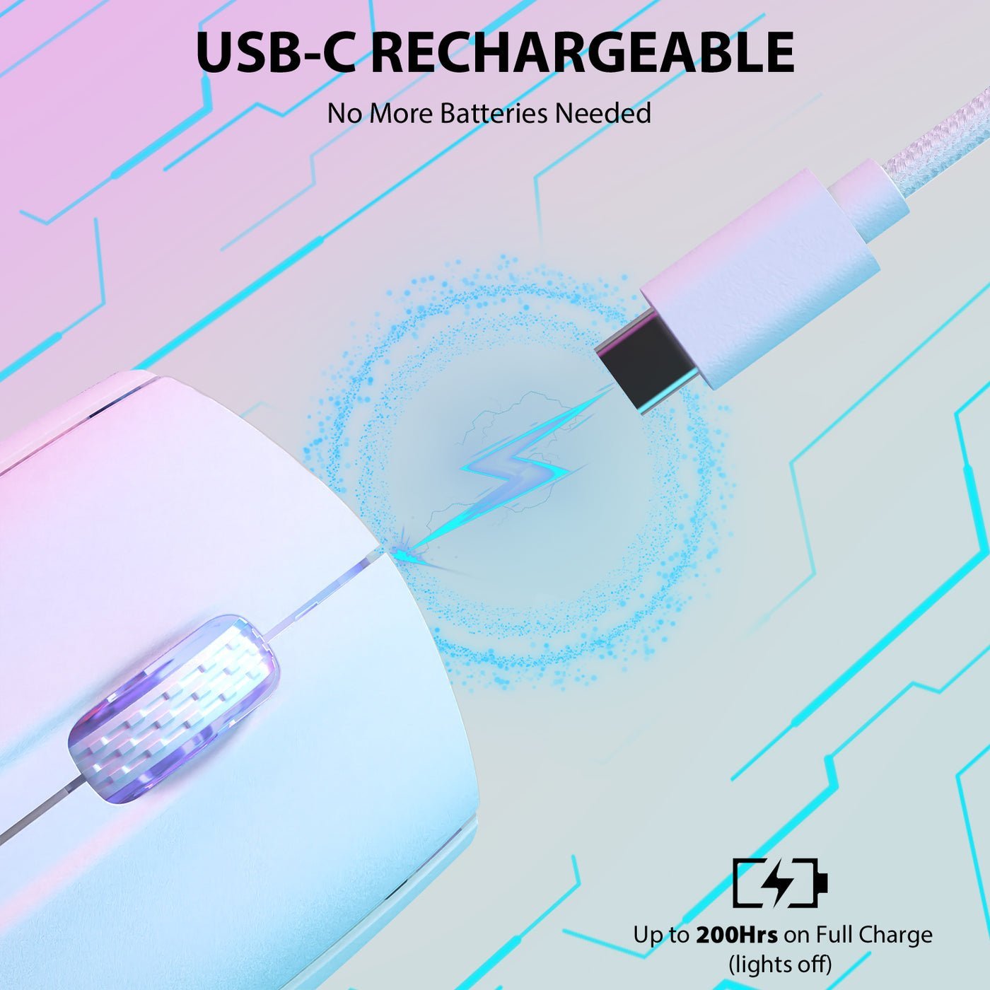 ATTACK SHARK X5 Aerox Ultralight Wireless Gaming Mouse – White - Image 5