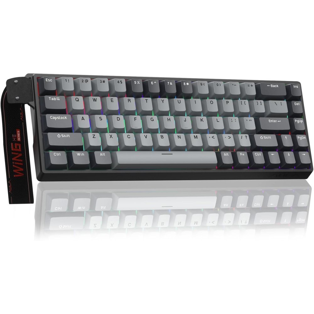 Aula Win68 HE PRO Wired Magnetic Switch Gaming Keyboard - Grey