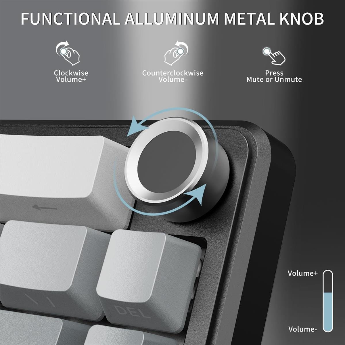 Attack Shark X66 Wireless Mechanical Gaming Keyboard Moonlight Night - Image 2