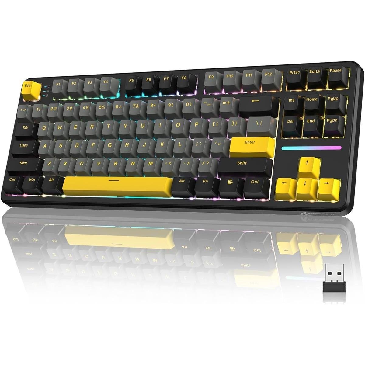 Attack Shark X87 Wireless Mechanical Keyboard Starry Black