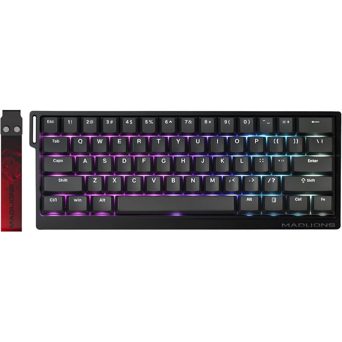 MADLIONS FGG MAD 60HE Magnetic Switches RGB Wired Keyboard Black